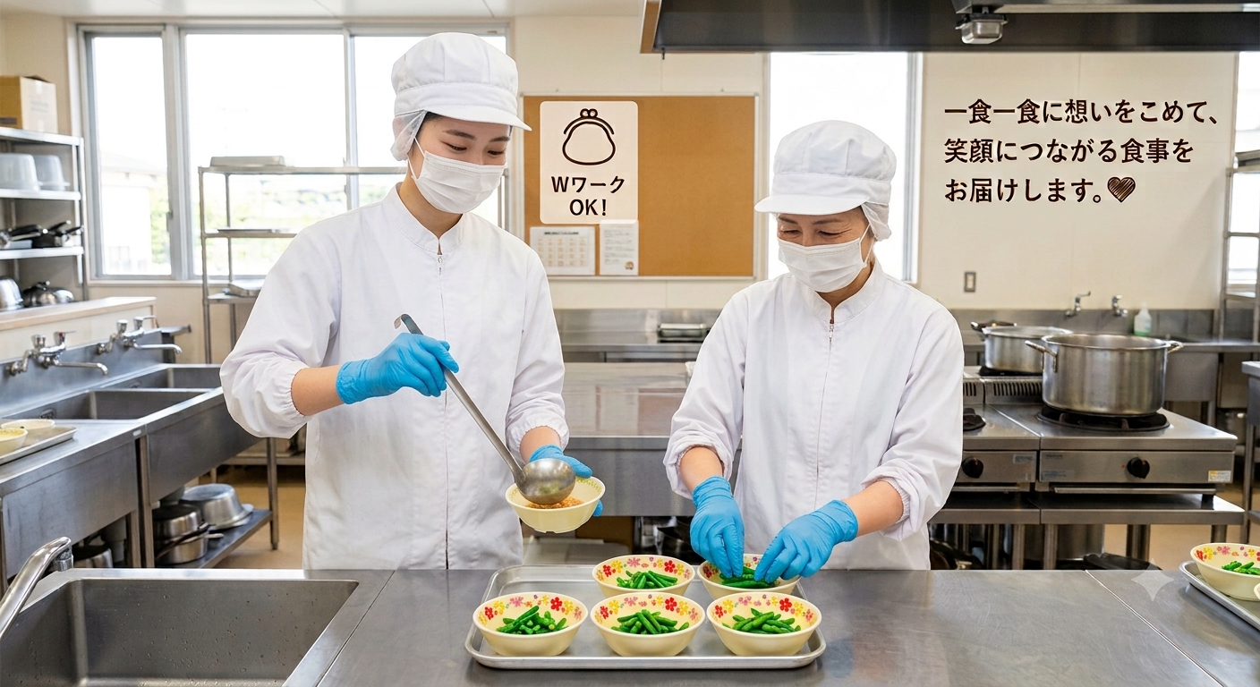 未経験者歓迎！調理スタッフ募集｜1日体験OK！まずは職場の雰囲気を見てみませんか？